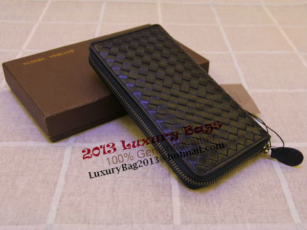 Bottega Veneta Intrecciato Nappa Zip Around Wallet 17004 RoyalBlue Bottega Veneta Intrecciato Nappa Zip Around Wallet 17004 RoyalBlue