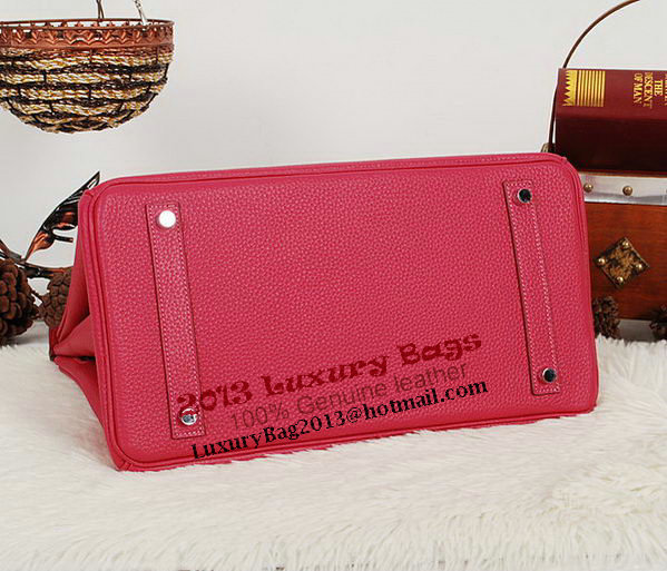 Hermes Birkin 35CM Tote Bag Rose Clemence Leather H35 Silver Hermes Birkin 35CM Tote Bag Rose Clemence Leather H35 Silver