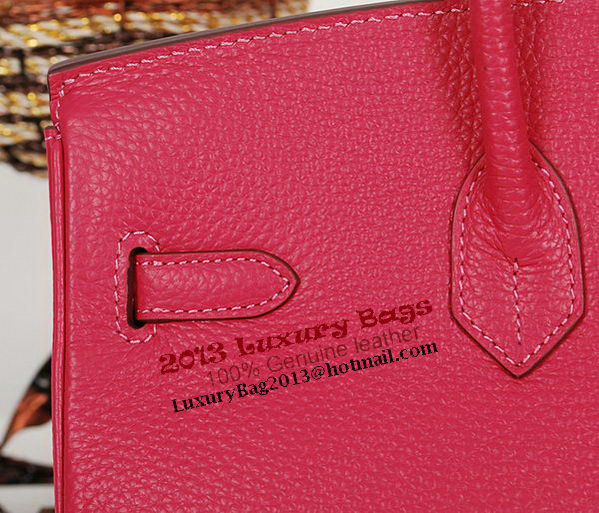 Hermes Birkin 35CM Tote Bag Rose Clemence Leather H35 Silver Hermes Birkin 35CM Tote Bag Rose Clemence Leather H35 Silver