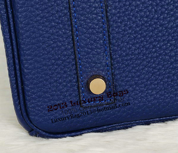 Hermes Birkin 35CM Tote Bag RoyalBlue Clemence Leather H35 Gold Hermes Birkin 35CM Tote Bag RoyalBlue Clemence Leather H35 Gold