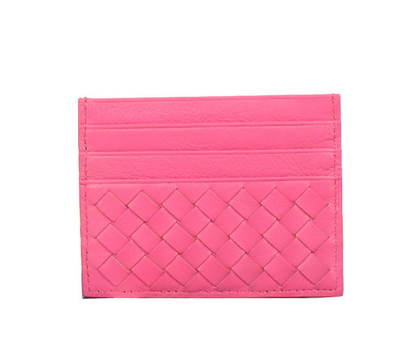 Bottega Veneta Intrecciato VN Card Case 5811 Peach Bottega Veneta Intrecciato VN Card Case 5811 Peach