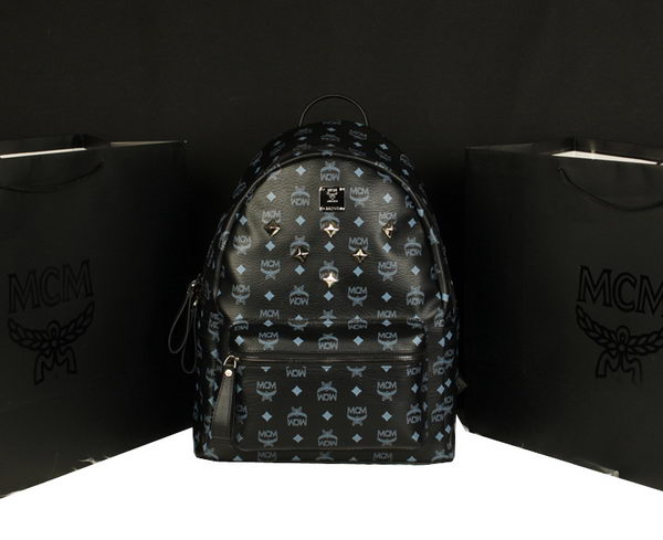 MCM Stark Backpack Jumbo in Calf Leather 8006 Black MCM Stark Backpack Jumbo in Calf Leather 8006 Black