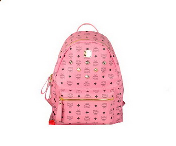 MCM Stark Backpack Jumbo in Calf Leather 8006 Pink MCM Stark Backpack Jumbo in Calf Leather 8006 Pink