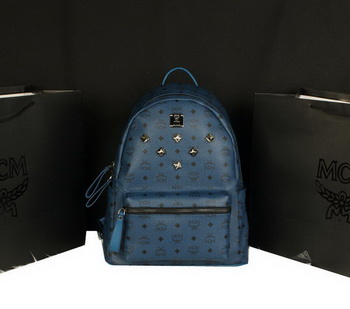 MCM Stark Backpack Jumbo in Calf Leather 8006 RoyalBlue MCM Stark Backpack Jumbo in Calf Leather 8006 RoyalBlue