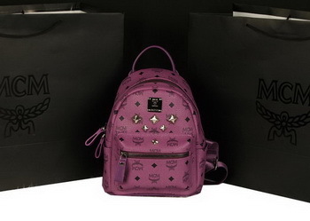 MCM Stark Backpack Medium in Calf Leather 8003 Purple MCM Stark Backpack Medium in Calf Leather 8003 Purple