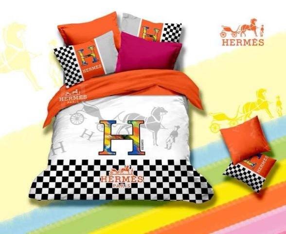 Replica HERMES Bedclothes Four Pieces Set_B Replica HERMES Bedclothes Four Pieces Set_B