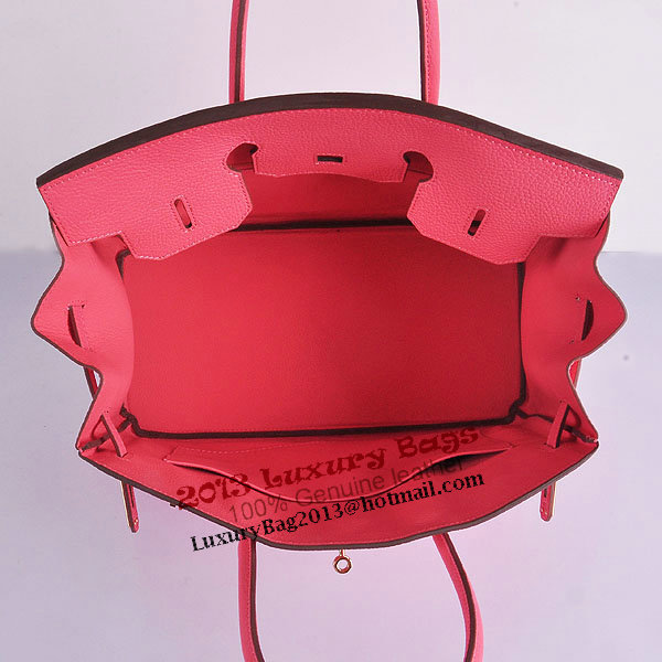 Hermes Birkin 35CM Tote Bag Pink Grainy Leather H6089 Gold Hermes Birkin 35CM Tote Bag Pink Grainy Leather H6089 Gold