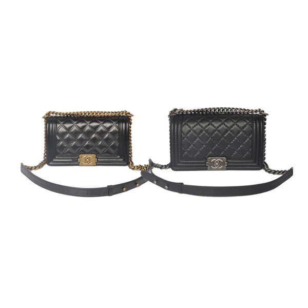 Boy Chanel Flap Shoulder Bag Bright Leather A67086 Black Boy Chanel Flap Shoulder Bag Bright Leather A67086 Black