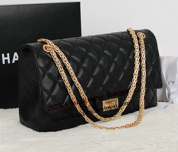 Chanel A30227 Black Sheepskin Leather Jumbo Flap Bags Gold Chanel A30227 Black Sheepskin Leather Jumbo Flap Bags Gold