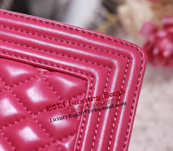 Chanel Boy Flap Shoulder Bag in Rose Lambskin Leather A67086 Silver Chanel Boy Flap Shoulder Bag in Rose Lambskin Leather A67086 Silver