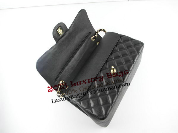 Chanel Classic Flap Bag 1113 Black Original Caviar Leather Gold Chanel Classic Flap Bag 1113 Black Original Caviar Leather Gold
