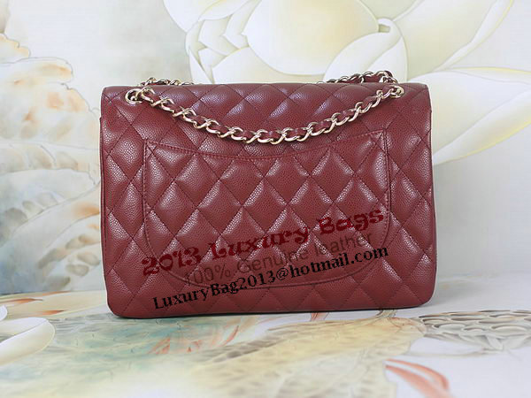 Chanel Classic Flap Bag 1113 Burgundy Original Cannage Pattern Leather Gold Chanel Classic Flap Bag 1113 Burgundy Original Cannage Pattern Leather Gold