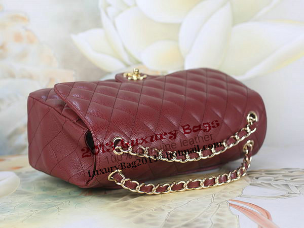 Chanel Classic Flap Bag 1113 Burgundy Original Cannage Pattern Leather Gold Chanel Classic Flap Bag 1113 Burgundy Original Cannage Pattern Leather Gold