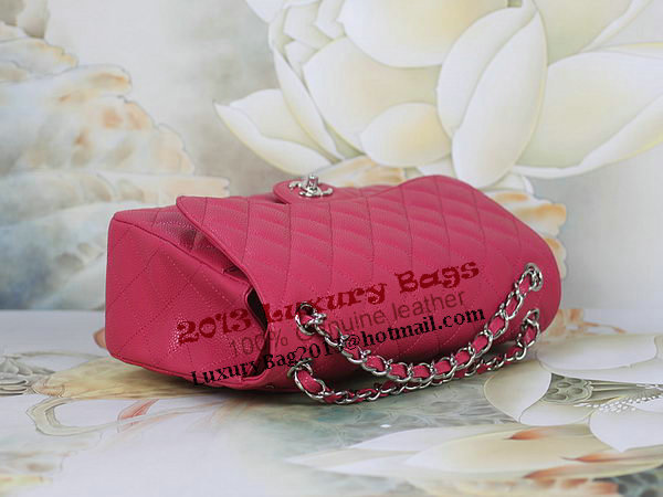 Chanel Classic Flap Bag 1113 Rose Original Cannage Pattern Leather Silver Chanel Classic Flap Bag 1113 Rose Original Cannage Pattern Leather Silver