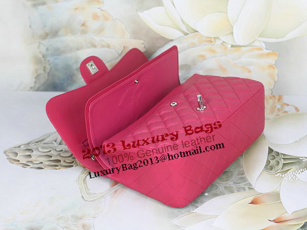 Chanel Classic Flap Bag 1113 Rose Original Cannage Pattern Leather Silver Chanel Classic Flap Bag 1113 Rose Original Cannage Pattern Leather Silver