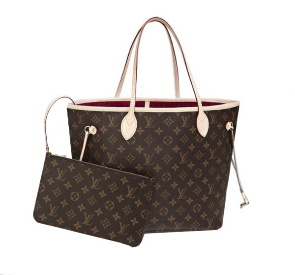 Louis Vuitton Monogram Canvas Neverfull MM M40996 Fuchsia Louis Vuitton Monogram Canvas Neverfull MM M40996 Fuchsia
