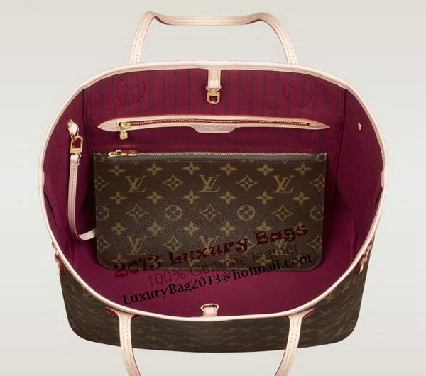 Louis Vuitton Monogram Canvas Neverfull MM M40996 Fuchsia Louis Vuitton Monogram Canvas Neverfull MM M40996 Fuchsia
