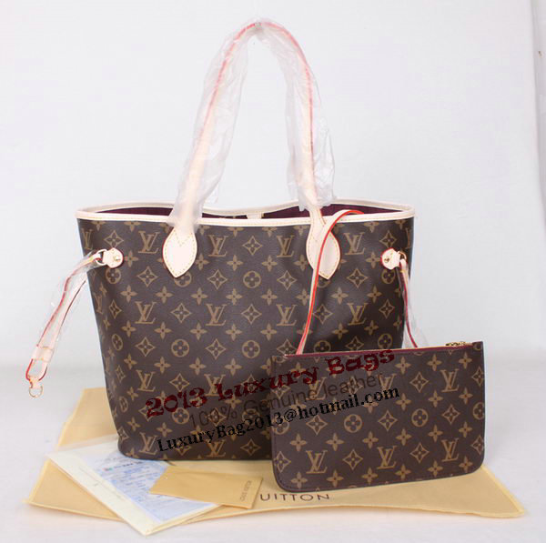 Louis Vuitton Monogram Canvas Neverfull MM M40996 Fuchsia Louis Vuitton Monogram Canvas Neverfull MM M40996 Fuchsia