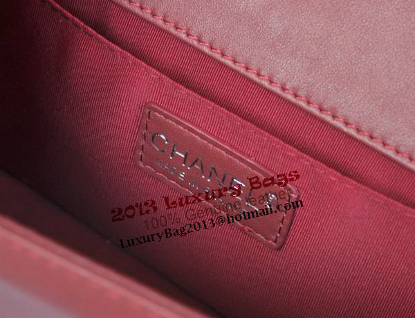 Chanel Boy Flap Shoulder Bag Original Calfskin Leather A67086 Burgundy Chanel Boy Flap Shoulder Bag Original Calfskin Leather A67086 Burgundy