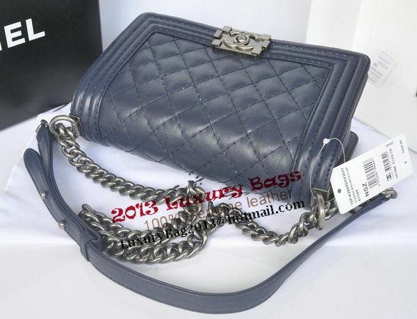 Chanel Boy Flap Shoulder Bag Original Calfskin Leather A67086 RoyalBlue Chanel Boy Flap Shoulder Bag Original Calfskin Leather A67086 RoyalBlue