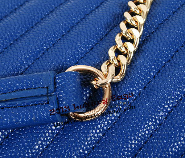 Yves Saint Laurent Classic Monogramme Shopping Bag Y9150 Apricot&Blue&Black Yves Saint Laurent Classic Monogramme Shopping Bag Y9150 Apricot&Blue&Black