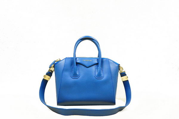 Givenchy Small Antigona Bag Original Leather 1800 Blue Givenchy Small Antigona Bag Original Leather 1800 Blue