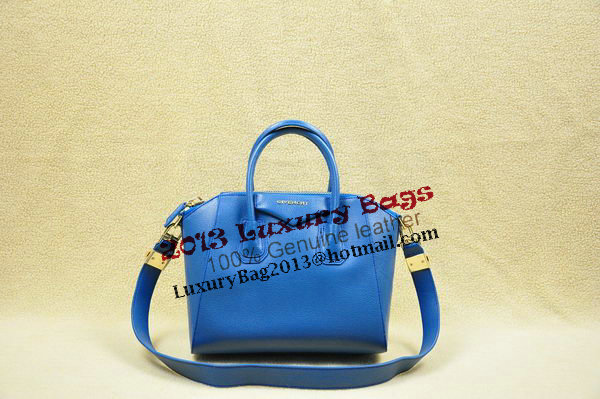 Givenchy Small Antigona Bag Original Leather 1800 Blue Givenchy Small Antigona Bag Original Leather 1800 Blue