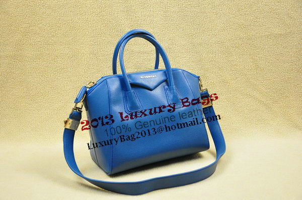 Givenchy Small Antigona Bag Original Leather 1800 Blue Givenchy Small Antigona Bag Original Leather 1800 Blue
