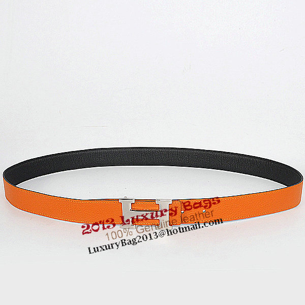 Hermes Black Imported Belt HR1005B Silver Hermes Black Imported Belt HR1005B Silver