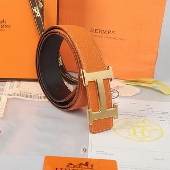 Hermes Imported Belt HR1002 Orange Hermes Imported Belt HR1002 Orange