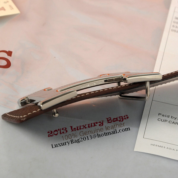 Hermes Imported Belt HR1002D Dark Brown Hermes Imported Belt HR1002D Dark Brown