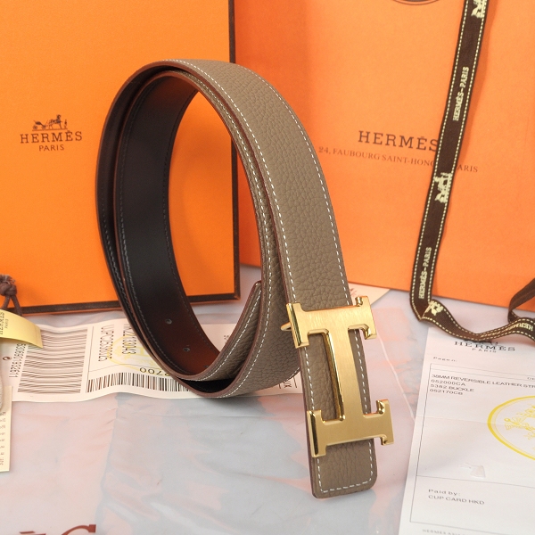 Hermes Imported Belt HR1002E Dark Gray Hermes Imported Belt HR1002E Dark Gray