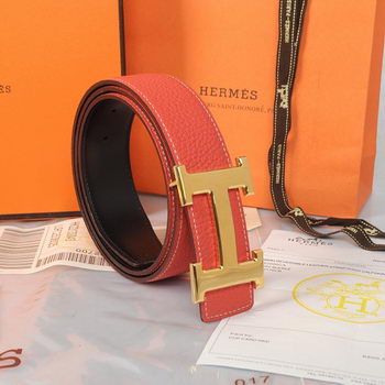 Hermes Imported Belt HR1002H Watermelon Red Hermes Imported Belt HR1002H Watermelon Red
