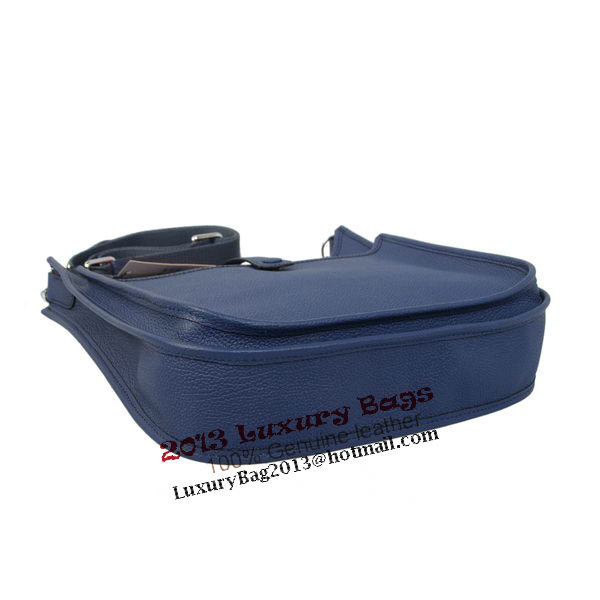 Hermes Evelyne Messenger Bag H1608 Dark Blue Hermes Evelyne Messenger Bag H1608 Dark Blue