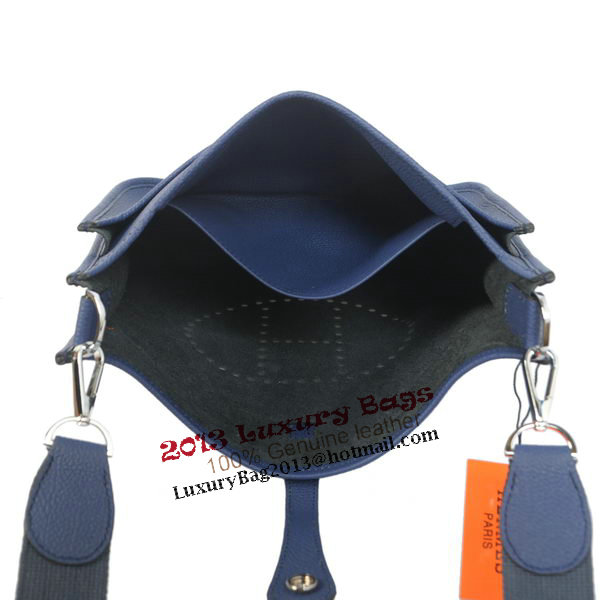Hermes Evelyne Messenger Bag H1608 Dark Blue Hermes Evelyne Messenger Bag H1608 Dark Blue
