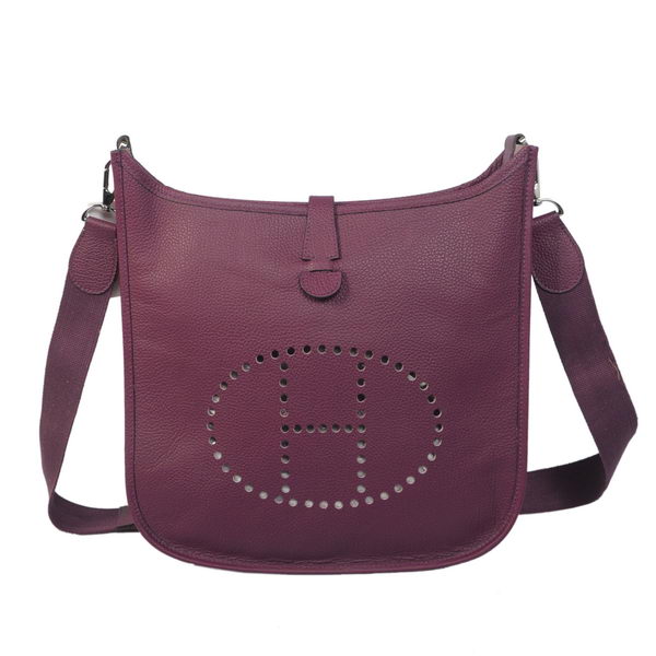Hermes Evelyne Messenger Bag H1608 Purple Hermes Evelyne Messenger Bag H1608 Purple