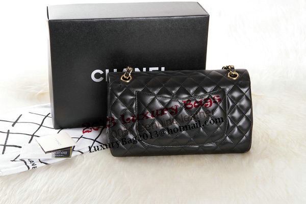 Chanel 2.55 Series Black Original Leather Classic Flap Bag A01112 Gold Chanel 2.55 Series Black Original Leather Classic Flap Bag A01112 Gold