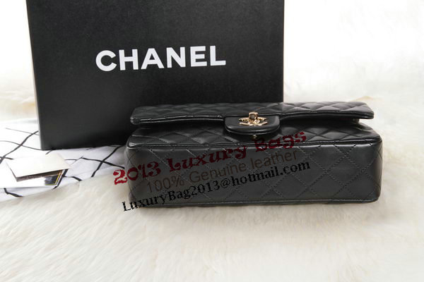 Chanel 2.55 Series Black Original Leather Classic Flap Bag A01112 Gold Chanel 2.55 Series Black Original Leather Classic Flap Bag A01112 Gold