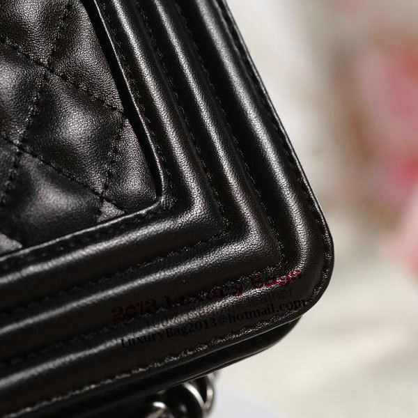 Chanel Boy Flap Shoulder Bag in Original Leather A67087 Black Chanel Boy Flap Shoulder Bag in Original Leather A67087 Black