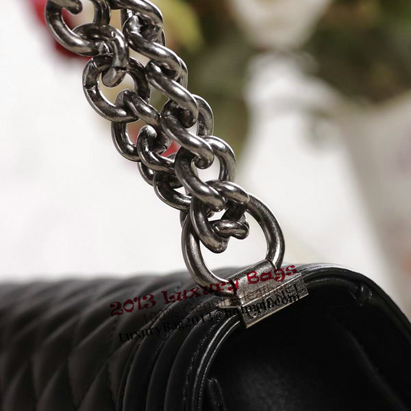 Chanel Boy Flap Shoulder Bag in Original Leather A67087 Black Chanel Boy Flap Shoulder Bag in Original Leather A67087 Black