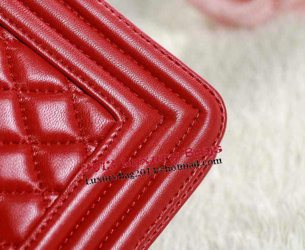 Chanel Boy Flap Shoulder Bag in Red Original Leather Gold Chanel Boy Flap Shoulder Bag in Red Original Leather Gold