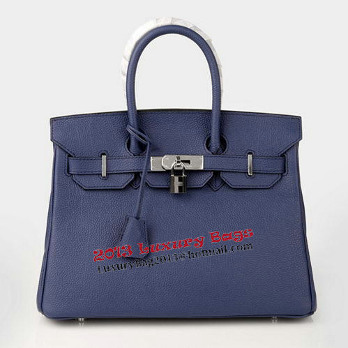 Hermes Birkin 30CM Tote Bag RoyalBlue Original Leather H30 Gold Hermes Birkin 30CM Tote Bag RoyalBlue Original Leather H30 Gold