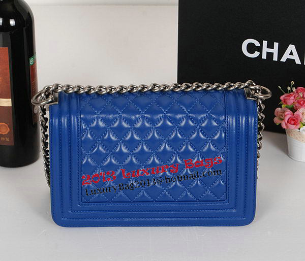 Boy Chanel Flap Shoulder Bag Original Sheepskin Leather A67086 Blue Boy Chanel Flap Shoulder Bag Original Sheepskin Leather A67086 Blue