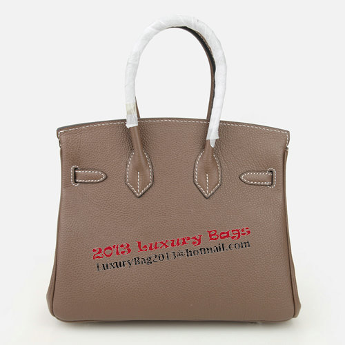 Hermes Birkin 25CM Tote Bags Dark Grey Original Leather Silver Hermes Birkin 25CM Tote Bags Dark Grey Original Leather Silver