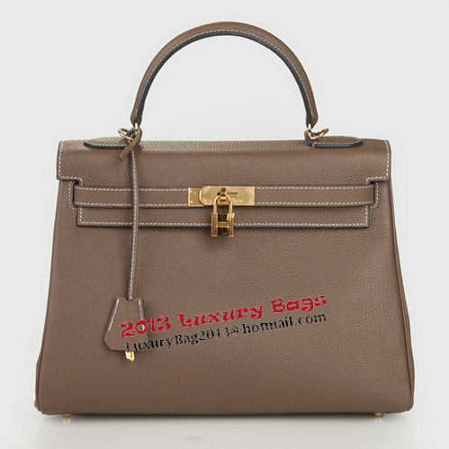 Hermes Kelly 32cm Shoulder Bag Dark Grey Original Leather K32 Gold Hermes Kelly 32cm Shoulder Bag Dark Grey Original Leather K32 Gold