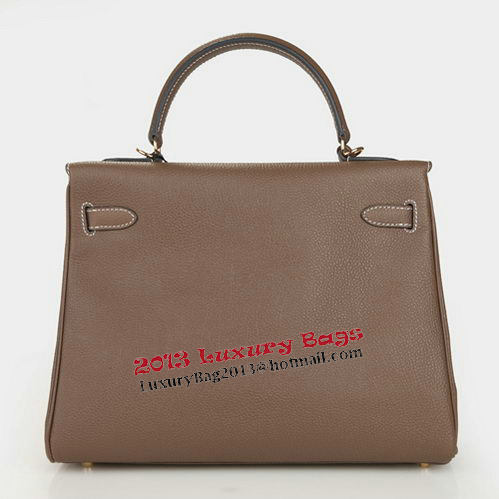 Hermes Kelly 32cm Shoulder Bag Dark Grey Original Leather K32 Gold Hermes Kelly 32cm Shoulder Bag Dark Grey Original Leather K32 Gold