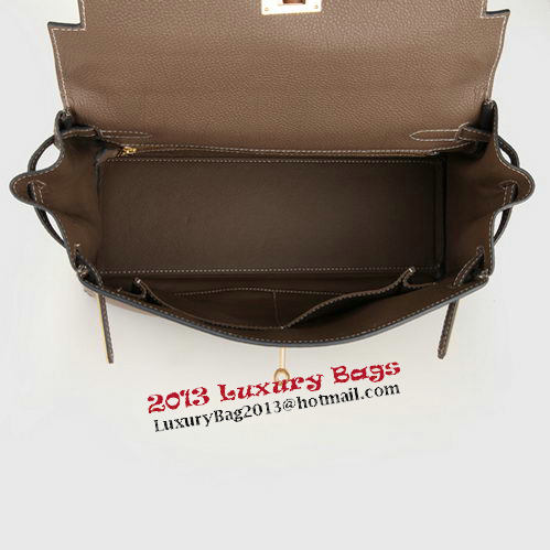 Hermes Kelly 32cm Shoulder Bag Dark Grey Original Leather K32 Gold Hermes Kelly 32cm Shoulder Bag Dark Grey Original Leather K32 Gold