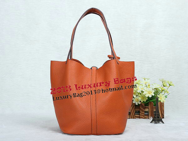 Hermes Picotin Lock MM Bag in Original Leather Orange Hermes Picotin Lock MM Bag in Original Leather Orange