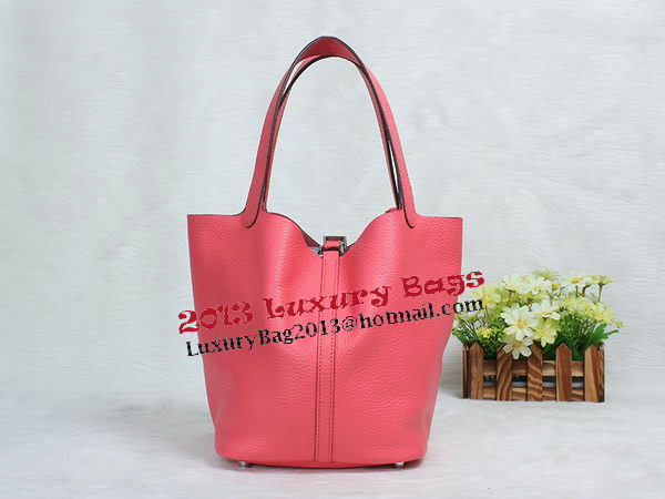 Hermes Picotin Lock MM Bag in Original Leather Rosy