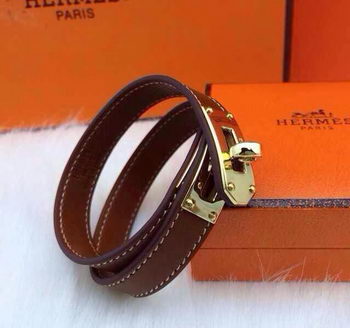 Hermes Genuine Leather Bracelet HM0013C Hermes Genuine Leather Bracelet HM0013C
